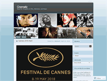 Tablet Screenshot of cinematicfilmblog.com